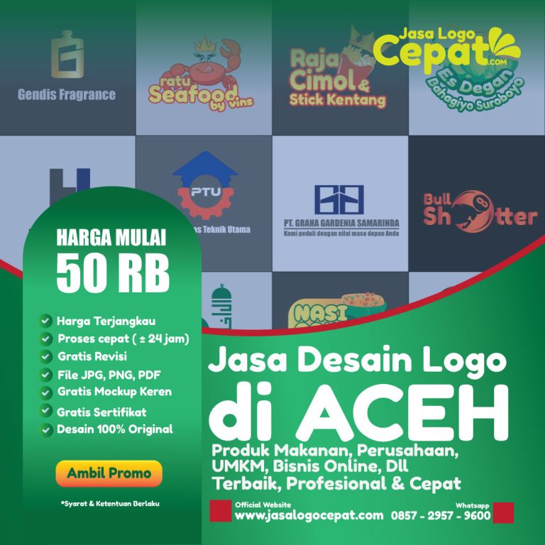 Jasa Desain Logo Aceh - jasalogocepat.com