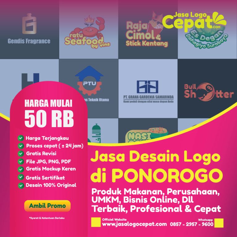 Jasa Desain Logo Ponorogo - Jasa Logo Cepat