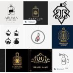 Contoh ide logo parfume aesthetic & unik - jasalogocepat