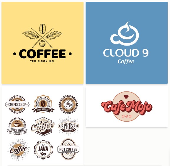Logo Cafe kekinian - jasalogocepat