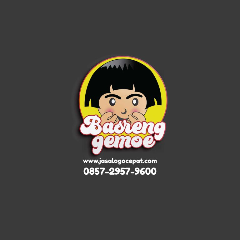 Desain Logo Snack Basreng Gemoe - Jasalogocepat