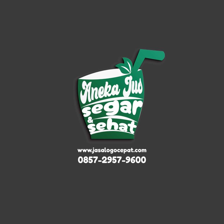 Logo Minuman Aneka Jus Segar dan Sehat - Jasalogocepat