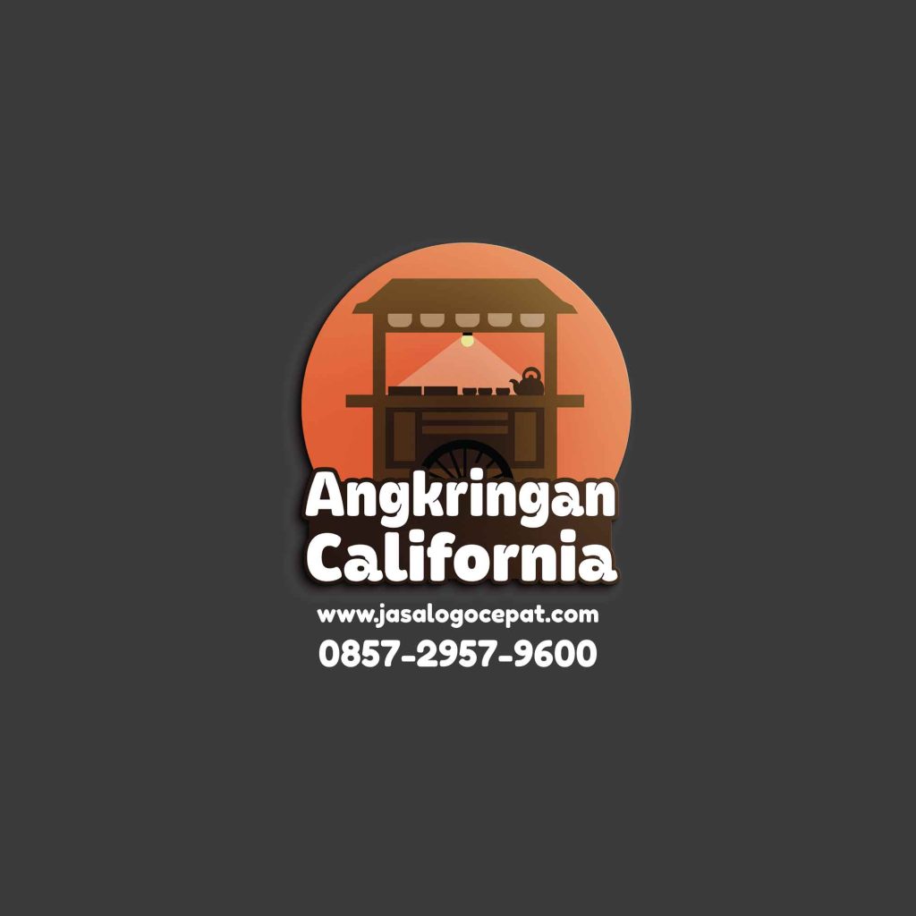 Desain Logo Angkringan California Gresik - jasalogocepat
