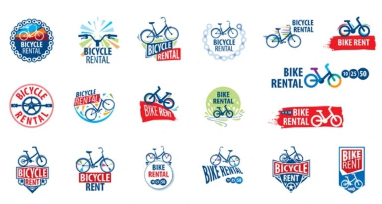 ide logo Nama Rental Sepeda - jasalogocepat
