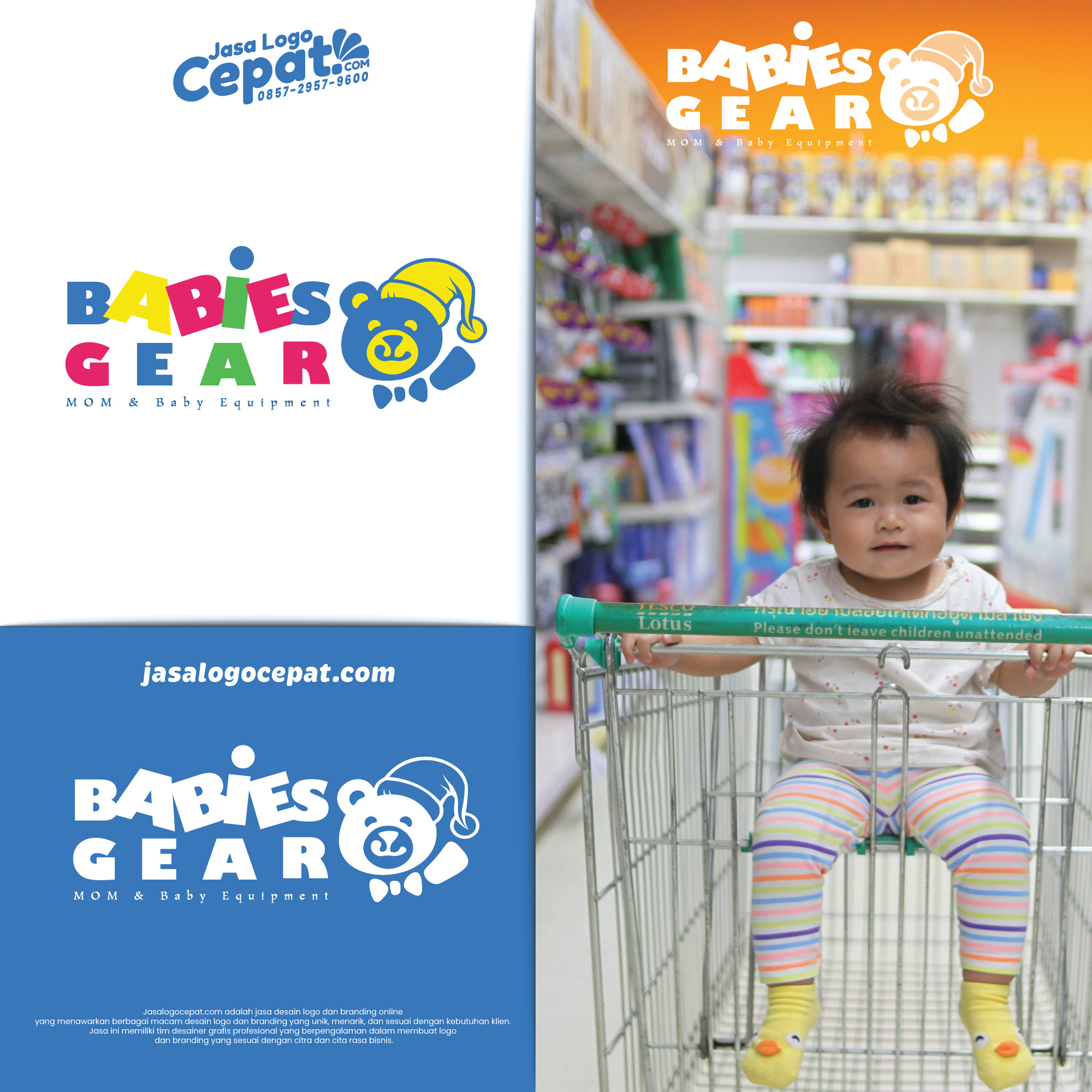 1049 Design Logo Baby Shop BABIES GEAR Jasalogocepat 1049-design-logo-baby-shop-babies-gear-jasalogocepat
