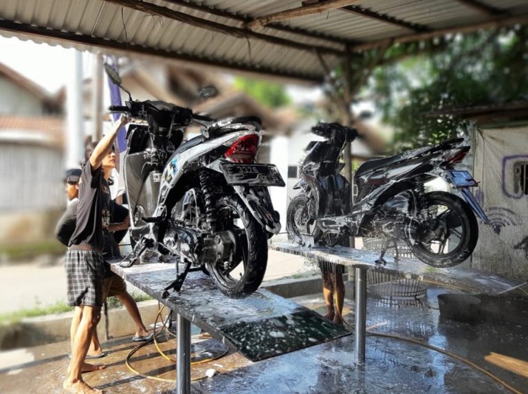 Peluang Usaha Cuci Motor - jasalogocepat