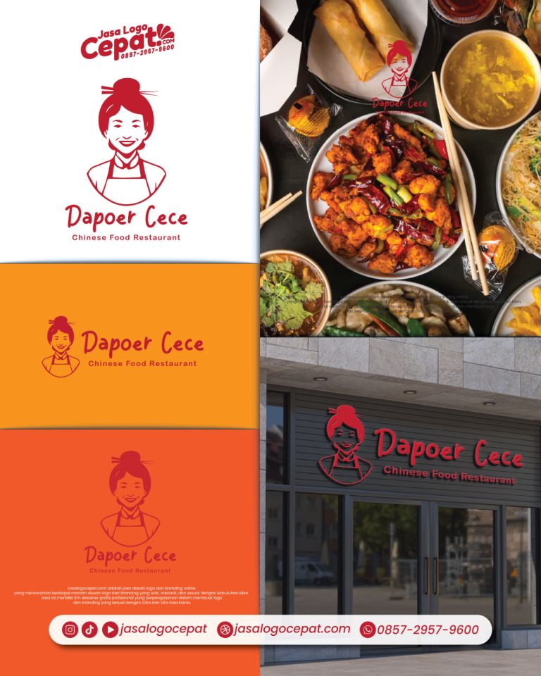 Jasa desain Gambar Logo Restoran Chinese Food jasalogocepat