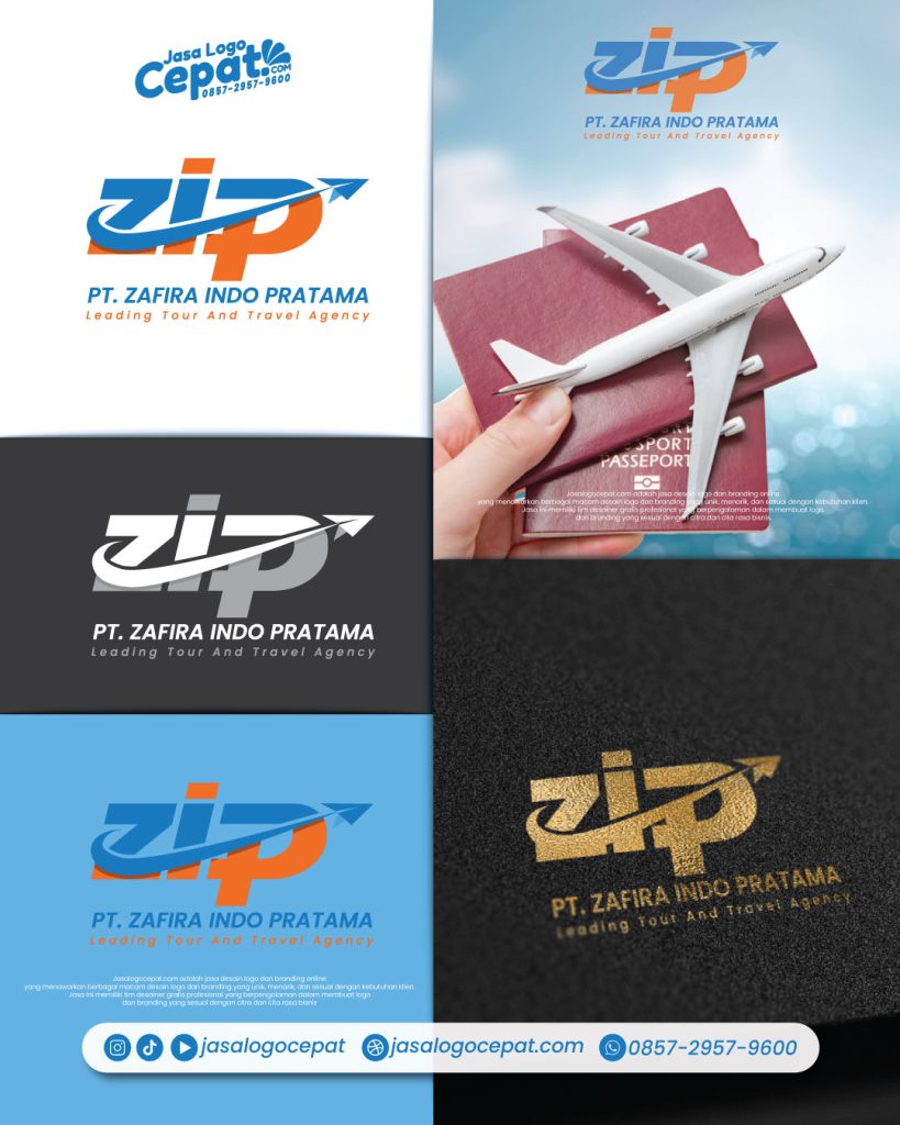 Jasa desain logo tour dan travel wisata agency keren -Jasalogocepat