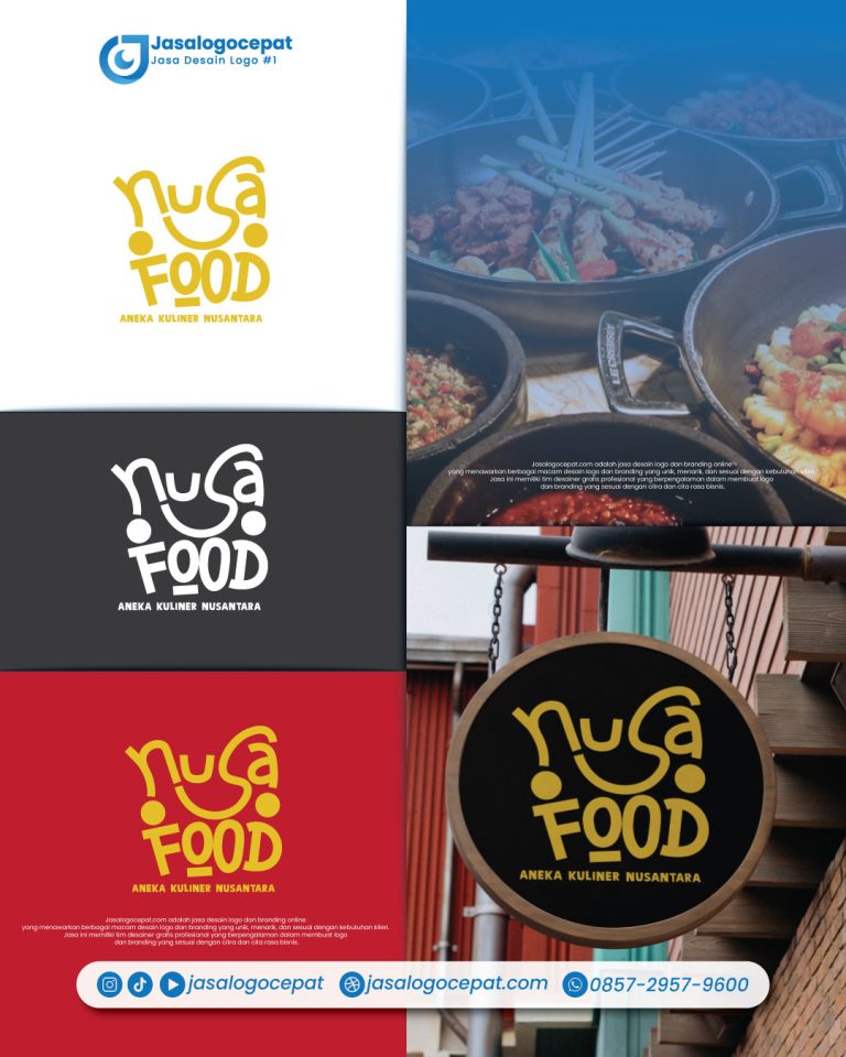 jasa Gambar Desain Logo UMKM Makanan PNG - jasalogocepat