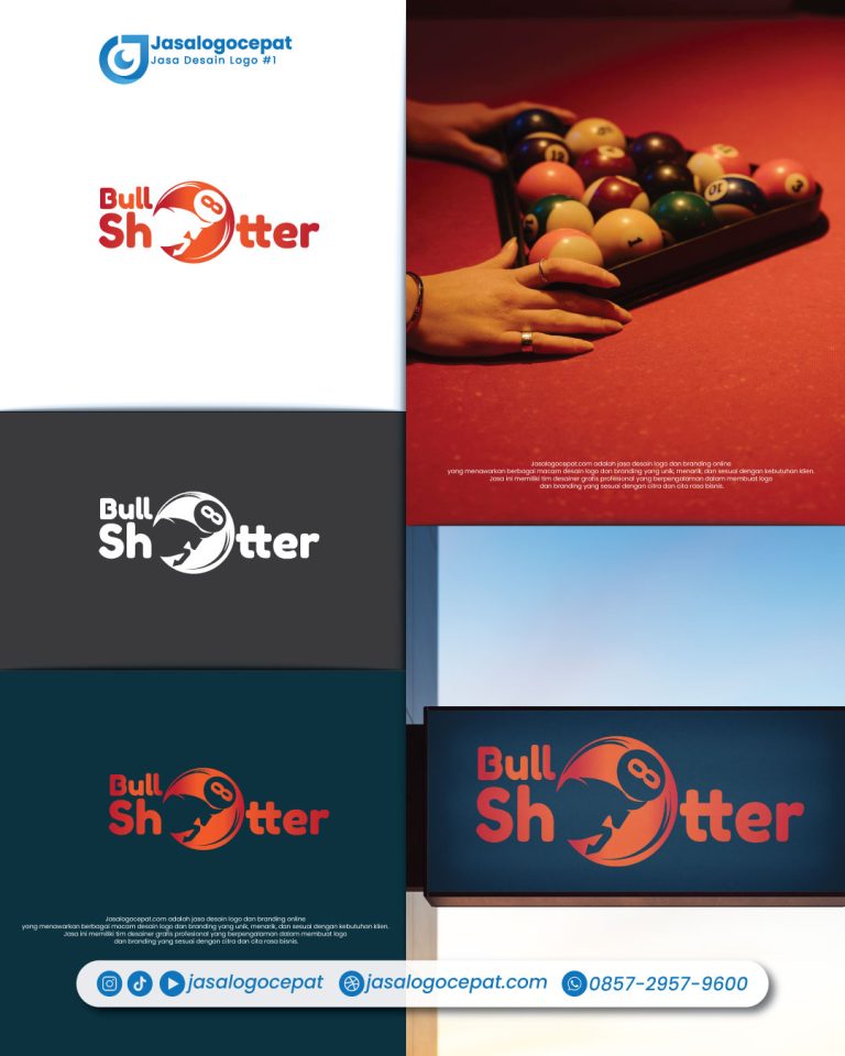 jasa desain gambar Logo Billiard Club Keren PNG - jasalogocepat