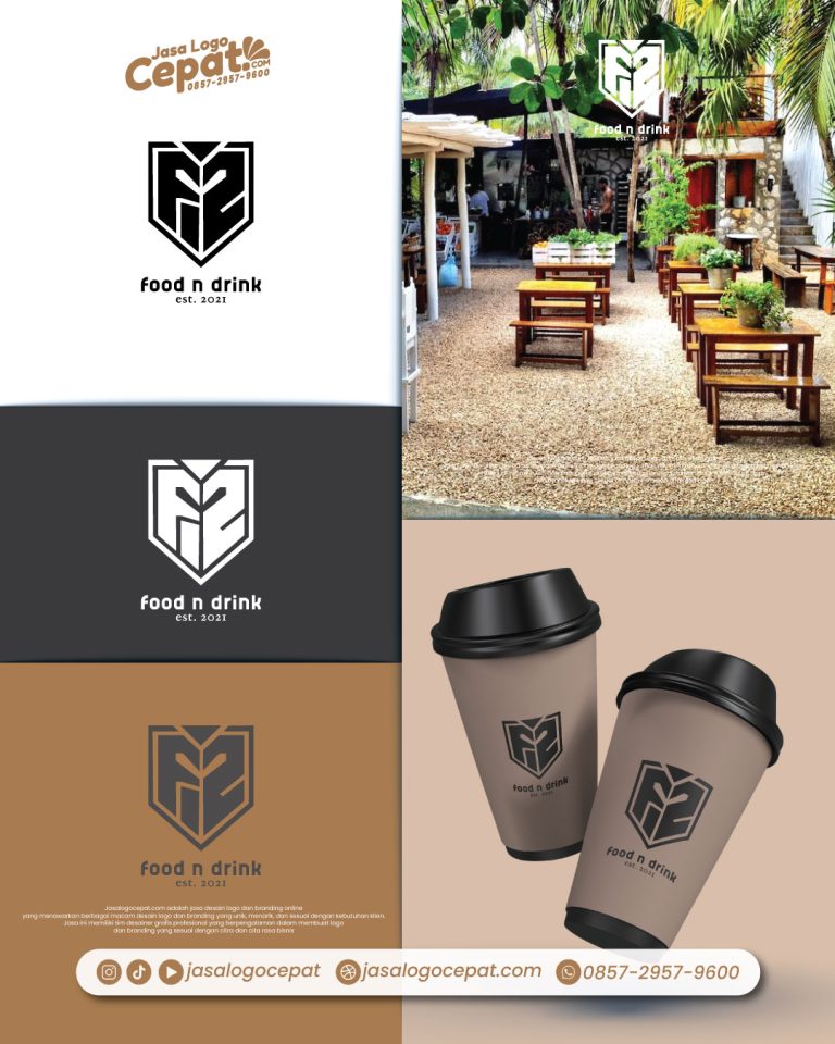 Jasa desain logo cafe and resto kekinian jasalogocepat