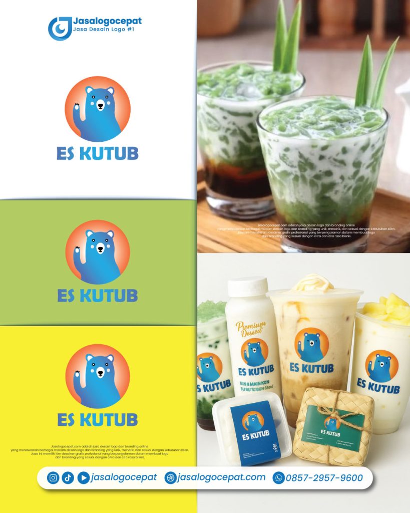 Logo Minuman Kekinian dan Unik dan Kreatif - jasalogo