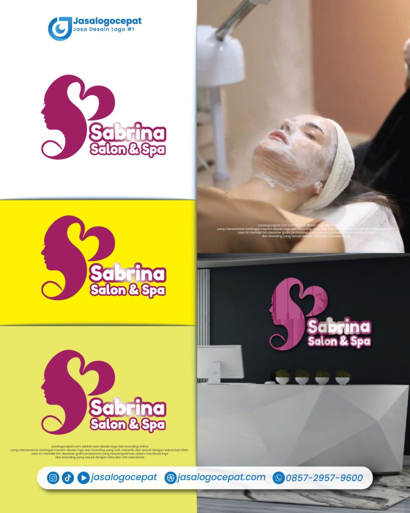 gambar desain logo salon kecantikan - jasalogo