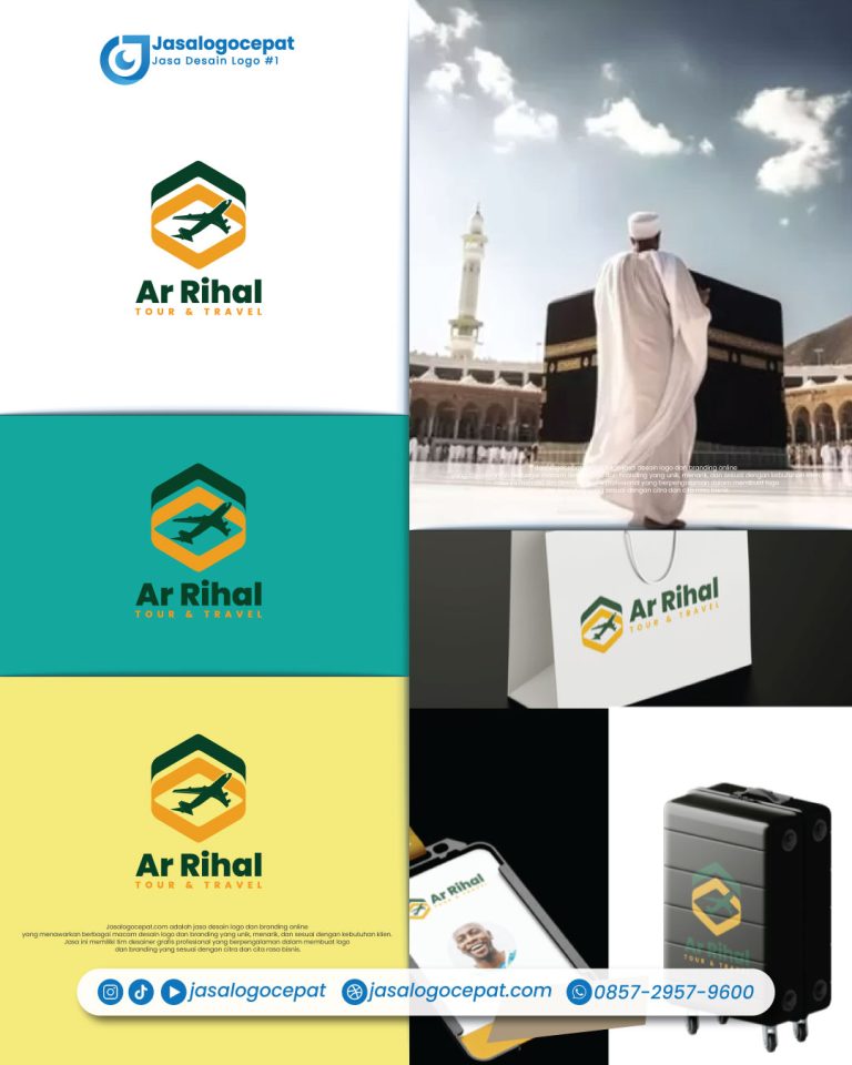 Jasa desain Logo Travel Umroh dan haji terbaru PNG jasalogo