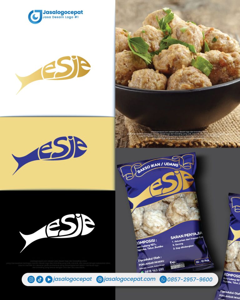 jasa desain Contoh logo umkm makanan dan minuman simple jasalogo