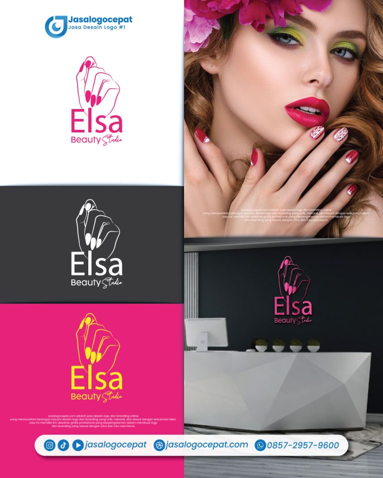 jasa logo nail art dan eyelash kosong untuk profil sosmed dan banner jasalogo