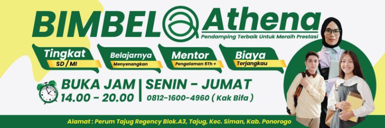 Desain banner bimbel jasalogo