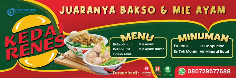 jasa desain banner bakso jasalogo