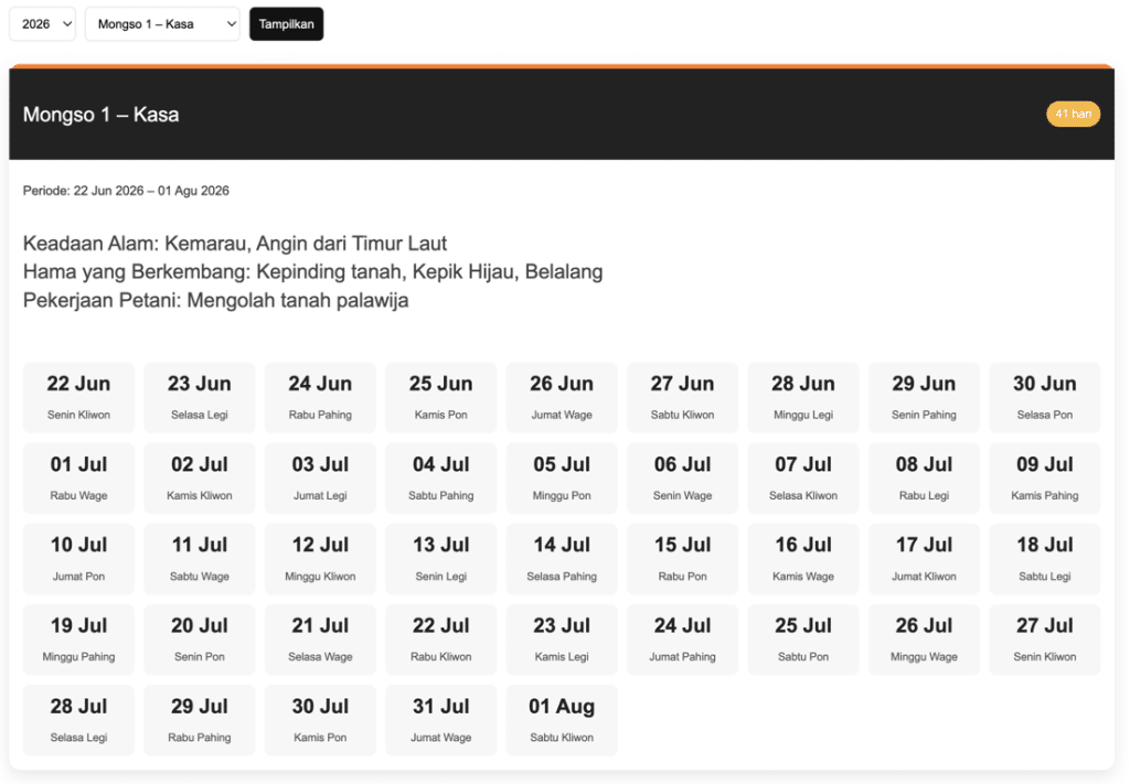 Mongso 1 Kasa 2026 jasalogocepat