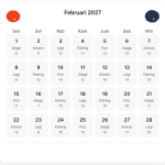 Kalender jawa februari 2027 lengkap jasalogocepat