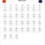 Kalender jawa maret 2027 lengkap jasalogocepat